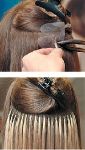 Горячее наращивание волос (Итальянская технология)